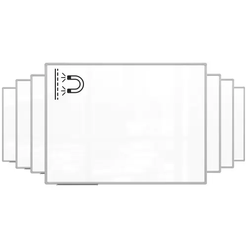 BIALE TABLICE SUCHOSCIERALNE MAGNETYCZNE - RAMA ALUMINIOWA CLASSIC A7